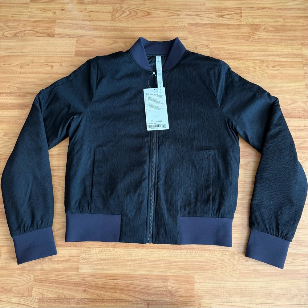 Lululemon Non-Stop Reversible Bomber in Black